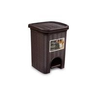 Papelera Elegance Ratt Litros 6 Moka Marrón Stefanplast
