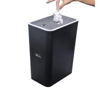 Papelera estrecha con tapa, cubo de basura con tapa de prensa | Cubierta de basura con tapa tipo prensa, ubres de arena para