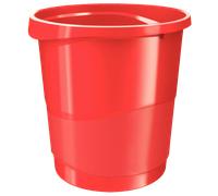 Papelera Europost VIVIDA de Esselte, estándar VIVIDA rojo 14 l.