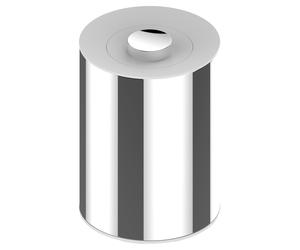 Papelera KEUCO PLAN modelo independiente, con tapa, 04989510051, Color: Blanco mate / blanco