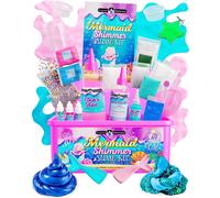 Papelera original Patantera Mermaid Slime Kit para nias Mticas Slime Pack para hacer que el brillo brillante en el limo oscuro sea divertido regal