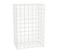 Papelera Papelera de oficina Cubo de basura de rejilla Hierro 60 l