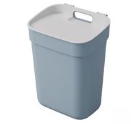 Papelera para reciclaje tamaño 10 litros gris azul ergonómica y práctica