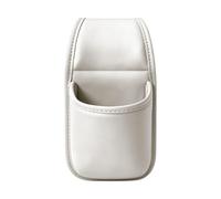 Papelera Portavasos Coche Bolsillo Organizador Portagafas de Cuero | Portavasos con montaje adhesivo para Autocaravana, Remolque, Tractor, Vehículo Automóvil, Camión y SUV