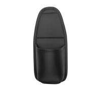 Papelera Portavasos Coche Compartimento para teléfono móvil de Cuero | Portavasos con montaje adhesivo para Camión Vehículo Automóvil Remolque Autocaravana SUV