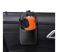 Papelera Portavasos Coche portabotellas de Bebida y Compartimento de | Portavasos con montaje adhesivo para Camión Vehículo Automóvil Remolque Autocaravana SUV