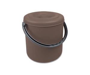 Papelera Stefanplast 20263 EUREKA Tortora Para Equipos Domésticos, 25L