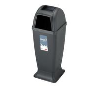 Papelera Stefanplast 71060 Diablo Antracita
