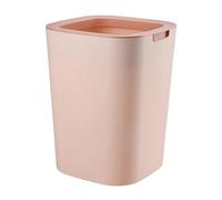 Papeleras Bote De Basura Cuadrado De 8/12 Litros Sin Tapa, Cesto De Basura De Plástico Simple Y Moderno, Bote De Basura con Tapa Abierta con Anillo De Presión for Sala De Estar, Dormitorio, Oficina Cu