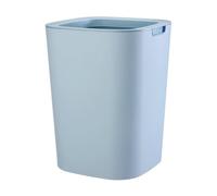 Papeleras Bote De Basura Cuadrado De 8/12 Litros Sin Tapa, Cesto De Basura De Plástico Simple Y Moderno, Bote De Basura con Tapa Abierta con Anillo De Presión for Sala De Estar, Dormitorio, Oficina Cu