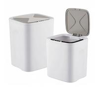 Papeleras con sensor, cubos de cocina y cosméticos, set 2 unidades 14 y 16 l