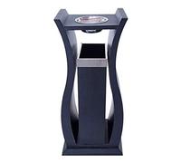 Papeleras, Papelera Exterior, Papelera Vertical de Acero Inoxidable con Cenicero, Ideal para Centros Comerciales, Ascensores, Pasillos, Hoteles, Uso Comercial, para Interiores Y Exteriores, 31,5 Pulga