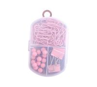 Papelería escolar de oficina multicolor 3 en 1 con clips de de calidad Carpetas Tachuelas para organización de documentos Porta archivos de liberación rápida