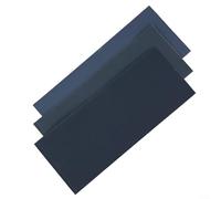 Papeles abrasivos de carburo de silicio, un juego completo de doce hojas que van desde granos de cuatrocientos a quincescientos para todos los usos