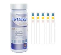 Papeles De Prueba De Calidad Del Agua - 50 Tiras De Papel De Prueba De Cloro Residual Para La Calidad Del Agua - Papel Ácido-base Para Piscina De Cloro Residual Para