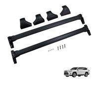 PAPEP Aleación de Aluminio para Toyota Highlander 2020-2024 Without Lock - Barras de Techo 2 Travesaños Portaequipajes Resistentes Instalación en Rieles Originales