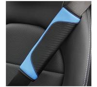 PAPEP Almohadillas para Cinturón de Seguridad de Cuero para VW Beetle 2011-2023 - 2 Piezas Protector Cómodo para Hombro Funda Antideslizante,Blue