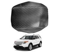 PAPEP Funda de Reposabrazos de Cuero para Ford Explorer 2011-2019 - Cubierta Protectora Antiarañazos e Impermeable para la Caja de la Consola Central,Orange