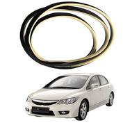 PAPEP Junta de Sellado para Puertas de Automóvil para Civic 8th Generation 2006-2011 OE: 72315/72355/72855/72815-SNA-A01ZH - Perfil de Goma EPDM Kit Completo de Aislamiento Acústico y Térmico