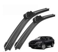 PAPEP Limpiaparabrisas Delanteros para Coche 2 Unidades para Mazda CX-9 CX9 MK1 2006-2015 26"+16", Escobilla Parabrisas de Goma Negra Accesorios de Ventana