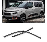 PAPEP Limpiaparabrisas para Citroen Berlingo K9 2018-2023 24"+17", Limpiaparabrisas Delantero Parabrisas Ventana Accesorios De Escobillas Coche Ventana