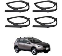 PAPEP Perfil de Caucho EPDM para Ventana de Coche para Nissan Qashqai 2008-2014 OE: 80330-JE20A 80331-JE20A 82330-JE20A 82331-JE20A, Junta Selladora para Ranura Guía de Puerta Burlete de Repuesto