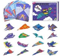 Paper Airplane Book DIY, instrucciones múltiples, plegables, actividades educativas para niños, adultos, multicolor, grupo, 48 hojas de 11 pulgadas