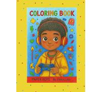 PAPER BOYS: A charming coloring book with 50 hand-drawn boys in various artistic styles - perfect for kids and adults to print, color, and enjoy.