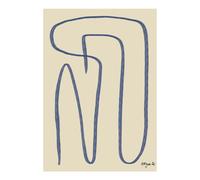 Paper Collective Lámina Different Ways azul 50x70 cm