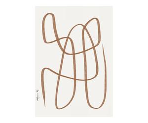 Paper Collective Lámina Different Ways marrón 30x40 cm
