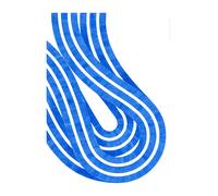 Paper Collective Lámina Entropy Blue 02 50x70 cm