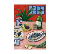 Paper Collective Póster Composition with Fish 70x100 cm