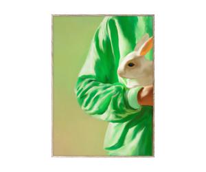 Paper Collective Póster White Rabbit 70x100 cm