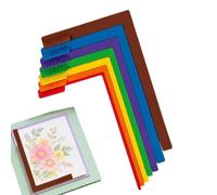 Paper Craft Alignment Guides - 7 Piece Multifunctional Scrapbooking Tools