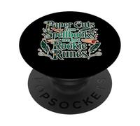 Paper Cuts from SPELLBOOKS Are Just Rookie Runes PopSockets PopGrip Adhesivo