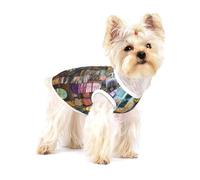 Paper Cuttings Garden - Camiseta de alta calidad para perros, ropa suave 100% algodón para perros, perfecta para perros pequeños a medianos, camisas elegantes y cómodas para perros, talla M