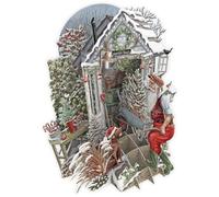 PAPER D'ART - Tarjeta de Navidad 3D con texto en inglés "Top of the World"