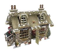 Paper D'Art Tarjeta de Navidad emergente 3D (3D, cabaña de Navidad) X3D031, 155 mm x 155 m