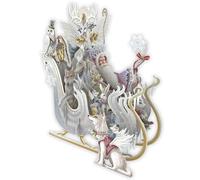 PAPER D'ART X3D035 - Tarjeta de Navidad desplegable en 3D