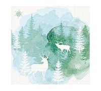 Paper+Design - Servilletas de papel (33 x 33 cm), diseño de bosque 20 unidades