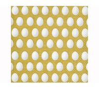 Paper + Design Servilletas de Pascua - diseño Huevos con bajo Dorado