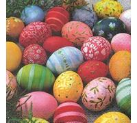 Paper+Design Servilletas papel Colourful eggs 33x33cm. 20u., para decoupage y manualidades