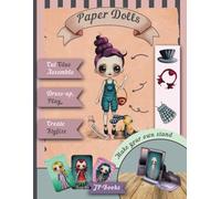 Paper Dolls: Crafting Activity for Kids with Guides, Doll Dress Up and Paper Stand for Dollzy
