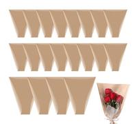 Paper Flower Wrapping - 17.32x11.02 pulgadas Flower Bouquet Wrapping Paper | 20 hojas de flores de ramo de flores | Papel de embalaje de suministros floristas | Hoja de embalaje floral