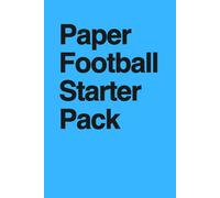 Paper Football Starter Pack: Funny Absurdist Notebook for Office Workers & Sports Fans | Sarcastic Gag Gift for Coworkers & Friends | Secret Santa, White Elephant & Birthday Gift