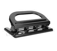 Paper Hole Puncher 4 Hole Adjustable Heavy Duty Manual Punching Tool for Office School Stationery Iron Material 30 Sheets Capacity