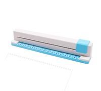 Paper Hole Puncher - 5 Sheets Capacity Crafting Tool | Circle Loose Leaves Puncher | 30-Hole Handheld Stationery For Journal Notebook Scrapbook Women Girls Teens School Home Business