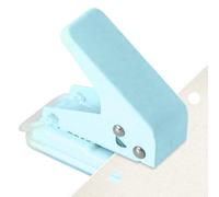 Paper Hole Puncher - Handheld Punching Machine For DIY Crafts, Heavy Duty Single Cutter, Smooth Press Mechanism, Compact Office Supply Tool | Manual Punch Clothing Tags, Sheets, Labels, Art Projects