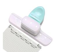 Paper Hole Puncher - Portable Manual Punching Tool, Craft Scrapbook Punch | For Paper Card Fabric And Documents, Stationery Hole Punch Supporting Use In School Classroom Binder Journal Notebook