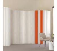 Paper Indoor Room Divider,Paper Room Divider Panel,Folding Paper Room Divider,Paper Retractable Room Divider,Folding Paper Screen,Paper Room Dividers And Folding Privacy,One Color-157.4~196.8X16.9X6